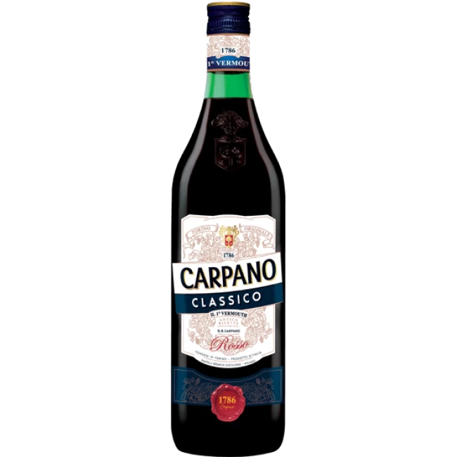 Vermut Rosu Carpano Classico 16% Alc. 1l